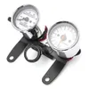 Universal 3 in 1 Motorcycle scooters Tachometer odometer Speedometer Gauge with black Bracket