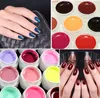 Wholesale-36 Pure Color UV Gel Nail Art Tips DIY Decoration for Nail Manicure Gel Nail Polish Extension Pro Gel Varnishes Makeup Tools