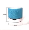 Mini Draagbare Crackle Texture Bluetooth Draadloze Speaker met LED Light Support U Disk TF-kaart Mobiele Telefoonspeler in Detailhandel