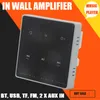 Système audio domestique Freeshipping, système de musique, système de haut-parleurs de plafond, amplificateur stéréo numérique Bluetooth, amplificateur mural avec touche tactile