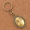 12colors Pope Francis Prayer for Peace Blessed Key Ring 2 inch Medal Keychain Travel Protection Catholicism K1742