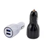 QC 3.0 fast charge 3.1A Quick Charge car charger Dual USB phone charger with package