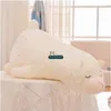 Dorimytrader Hot New Giant Soft Cartoon Alpaca Pluszowe Poduszki Duży Nadziewane Zwierząt Sheep Toy Sleeping Pillow Lover Prezent 28 cal 70cm Dy61581