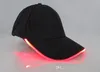 Super Bright Led Cap Glöd i mörk för att läsa Fiske Jogging LED Lights Sport Hat 2 Modes Baseball Caps LED Lyser hattar B578