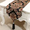 Chemin de Table Jacquard en relief de longueur courte style européen et américain nappe basse haut de gamme mode tapis de Table à manger simples 150x33 cm