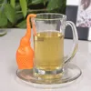 Infusori da tè in silicone Simpatico cartone animato a forma di elefante Colino da tè Filtro per bustine di tè in silicone alimentare 4 colori