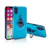 Fashion phone Case For iphone X iphone 8 8 Plus Magnetic Car Ring Holder For iphone 7 7g 6 6plus TPU Phone Case