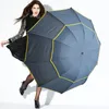 130cm Big Top Quality Umbrella Men Rain Woman Windproof Large Paraguas Male Women Sun 3 Floding Big Umbrella Outdoor Parapluie