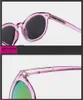 2017 laatste dame zonnebril ronde frame bril retro zonnebril lens gradiënt UV400 zonnebril dame WS68