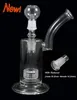 D020-D 9 inch bubbler glazen bong zijspan percolator waterpijp handgemaakte twee functies