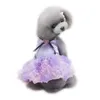 Chien Robe de mariée Princesse Rose Puppy Tissu Vêtements agréable pour petit chien Chihuahua Yorkshire Printemps été LIVRAISON GRATUITE