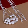 Wholesale - lowest price Christmas gift 925 Sterling Silver Fashion Necklace+Earrings set QS363