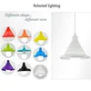 Novelty Colorful Silica Gel Pendant Lamps Bar Restaurant Bedrooms Large Shopping Mall E27 Art Chandelier Lamps266z