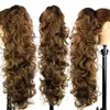 Wholesale-25inch/65cm 220g Women Long Wave Gurly Style Ponytail Claw Claw Pony Cip