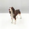 Sztuka i Rzemieślnictwo Figurki Statua Zwierząt Resin Pies Handmade Wakacje Ozdoby do Dekoracji Domu Christmas Gift