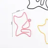 Bulk package 200 pcs Cat Shape Metal Bookmark Clip Memo Clip Paper Clip Bookmark DIY Novelty Office Learn Stationery3942267