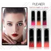 PUDAIER matte Lipsticks 21 Colors Cosmetics Long Lasting Metallic Sexy Red lipstick Tint Velvet Matte Nude Liquid lip gloss