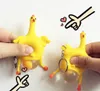 Halloween Vent Chicken Jokes Gags Pranks Maker Trick Fun Novelty Chicken Laying egg keychain Screaming chicken Color Yellow3369642