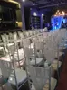 Wholesale White Slub Chair Sashes with Rows Diamond Chiffon Delicate Wedding Party Banquet Decorations Chair Covers Accessories