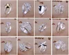 New Arrive 925 silversmycken 50 style 50st lot Charming Women girls fingerringar Multi Styles Ringar Mix size mix order Hot Rea