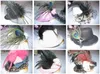 Womens Feather Fascinator Hat Hair Clips Bows Veil Bow Feather Barrette 40pcslot 20908610587