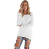 Maglione girocollo in cotone a maniche lunghe casual autunno inverno per abbigliamento da donna Moda pullover da donna allentato con copertura Chompa