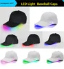 gorra de béisbol de luz led