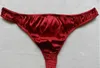 Whole -New Style 100％Pure Silk Men's G -Strings Thongs Bikinis Underwear Size S M L XL 2XL2830