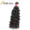 9A Braziliaanse haarbundel Kwaliteit Haarhaarverlengingen Natuurlijke zwarte kleur Water WAVY 3 BUNDLES WEVEND BACYCY CURL