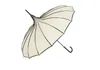 Design créatif parapluie de golf rayé noir et blanc