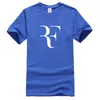 BAIJOE mode Roger Federer RF impression t-shirt hommes à manches courtes t-shirts hauts Hip Hop t-shirt homme homme coton décontracté t-shirts