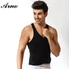 Wholesale- ARNO Viscose Casual Tank Top Men Summer Casual Vest Man Sleeveless Shirts Underwear Soft Singlet Breathable Undershirt MV0702