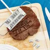 Personalidade Bife Carne Churrasco CHURRASCO Branding Ferro com Letras Mutáveis ​​BBQ Tool Set Mutável 55 Cartas Facilmente Limpas Bife Carne