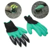 Латекс строители садовые перчатки с пластиковыми когтями для рытья посадки садовые аксессуары бытовые рабочие перчатки