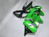 7 kit carenatura carrozzeria omaggi per Kawasaki Ninja ZX9R 02 03 set carenature verde nero ZX9R 2002 2003 IU27