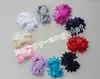 10pcs Boutique dame fille 4.5 "tissu et fourrure pom pom cheveux arcs clips pompon chapeaux pompons cheveux élastiques accessoires épingles à cheveux GR107