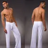 1pcs mens sleep bottoms leisure sexy sleepwear for men Manview yoga long pants panties underwear pants free shipping