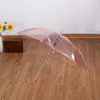 50 pièces Fedex DHL expédier parapluies transparents clair PVC parapluies longue poignée parapluie imperméable à la pluie 6 couleurs 8517993