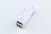 Mini Universal 5V-2.1A / 1A Dual USB Port Reise Auto Ladegerät Adapter Für Handy Tablet PC 100 teile/los