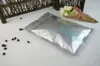 10x14cm приманки мешок, Серебряный белый чистая алюминиевая фольга Zip Lock сумка-водонепроницаемый жесткий диск компьютера компонент мешок хранения