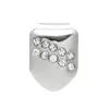 Gold Silver Plated Hip Hop Single Tooth Grillz Cap Top Bottom Grill for Halloween Christmas Party Jewelry