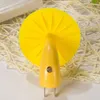 Mini Pretty Magic Mushroom-Shaped Energy Saving Sensor LED Romantic Night Light with Plug Yellow with sensor led