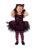 2017 New Hot Halloween Catwoman Costumes tutu Jupe + Coiffe Cheshire Chat fille Prom Animal Cosplay Vêtements
