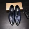 2017 nouvelle mode Crocodile Style hommes chaussures habillées de haute qualité hommes Oxford, chaussures Oxford pour hommes, chaussures de robe de mariée