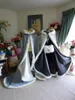 2020 Royal Blue Bridal Cloaks накидки Длинные рождественские капюшон