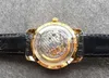 Luxury Mens Automatic eta cal.39 Gold Watch Men oryginalne retro senator sześćdziesiąt skórzanie germany zegarki gf Factory zegarki