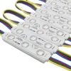 Edison2011 2017 New 5050 RGB 3leds Injection Led Module 12VDC 0.75W RGB LED Modules with Lens Waterproof Free Shipping