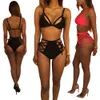 2017 Hot Design Push Up Two Pieces Swimsuit Brazilian Personality style Bath Suit Sexy Biquinis Halter Straps Women 5 color Bikini swimwear