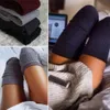 Großhandels-Wollmischung lange warme Frauen Stock Turn Up Winterstiefel für Frau Mädchen Dame 1 Paar Socken