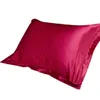 Pillow Case Wholesale- Silk Satin Cover Pillowcase Home MultiColor Simulation Of Pure Single Pillowcases 2022 Fashion 1